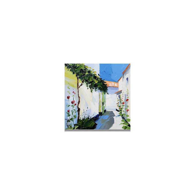 Painting RUELLE FLEURIE by Tual Pierrick | Painting