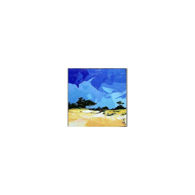 Painting PLAGE by Tual Pierrick | Painting