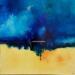 Painting Abstraction #1944 by Hévin Christian | Painting Abstract Minimalist Oil Acrylic Pastel