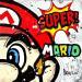 Gemälde Mario is Super Mario von Cornée Patrick | Gemälde Pop-Art Kino Pop-Ikonen Graffiti Öl