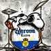 Peinture Snoopy loves Corona beer par Cornée Patrick | Tableau Pop-art Musique Cinéma Icones Pop Graffiti Huile