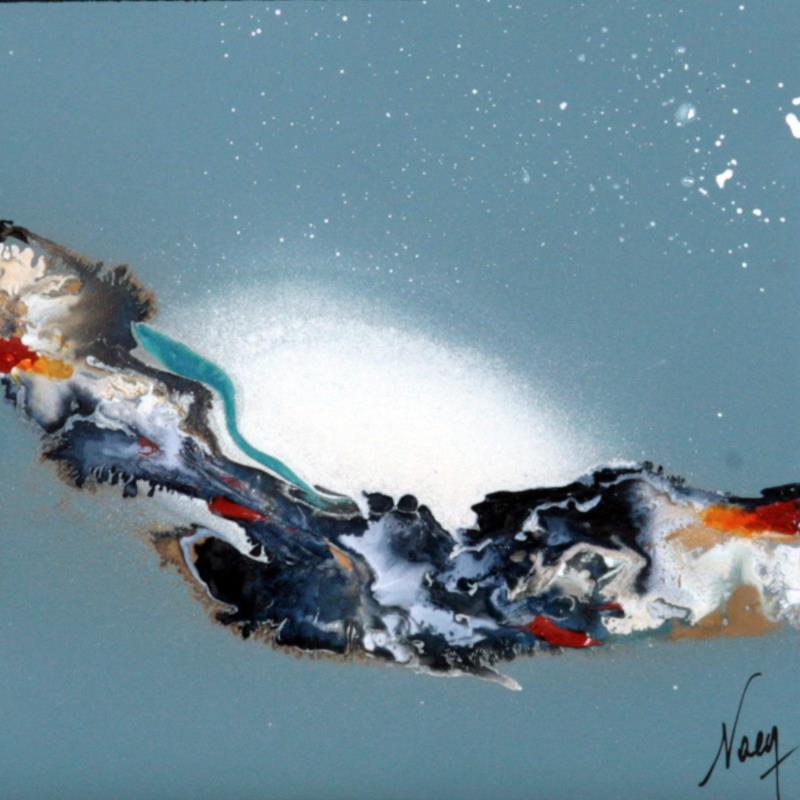 Peinture C2749 par Naen | Tableau Abstrait Acrylique Encre