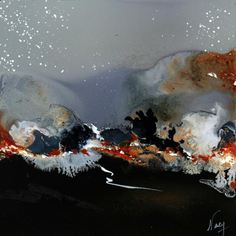 Painting C2734 by Naen | Painting Abstract Acrylic Ink