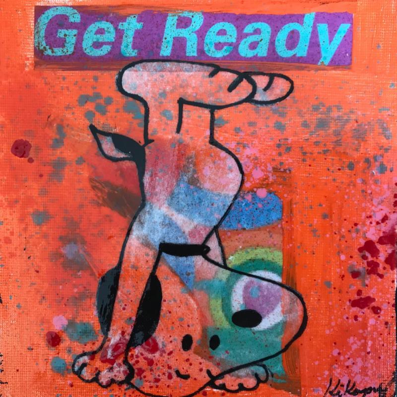 Painting Snoopy poirier by Kikayou | Painting Pop-art Pop icons Graffiti Acrylic Gluing