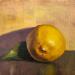 Painting Citron by Giroud Pascal | Painting Figurative Nature Still-life Oil