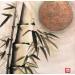 Peinture A l'ombre du bambou par De Giorgi Mauro | Tableau Figuratif Paysages Encre