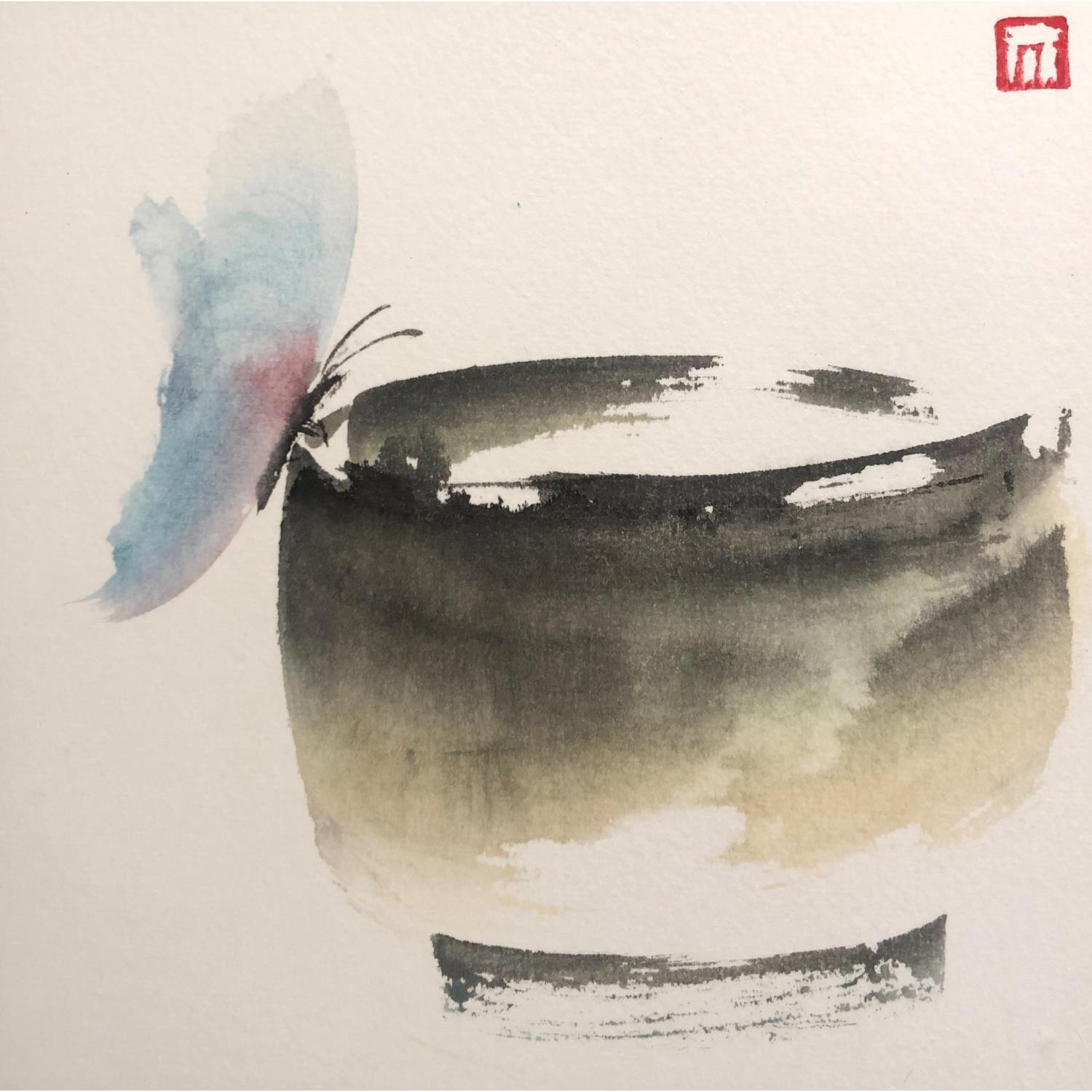 ▷ Painting Tasse de thé traditionnelle Matcha by De Giorgi Mauro