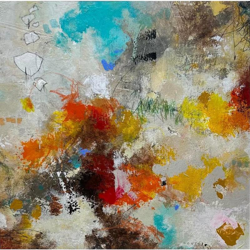 Painting Paisale by Jiménez Conesa Francisco | Painting Abstract Acrylic Charcoal