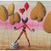 Painting Una Vita Enigmatica by Nai | Painting Surrealism Life style Acrylic Gluing
