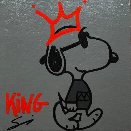 Painting NEW KING IN TOWN by Mestres Sergi | Painting Pop-art Acrylic, Graffiti Pop icons