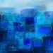 Gemälde Blue world von Solveiga | Gemälde Acryl