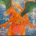 Painting Charizard by Kedarone | Painting Pop-art Pop icons Graffiti Acrylic