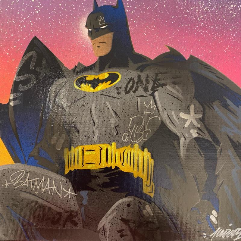 Peinture Batman Dark par Kedarone | Tableau Pop-art Icones Pop Graffiti Acrylique
