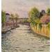Peinture La Seine par Decoudun Jean charles | Tableau Figuratif Urbain Aquarelle