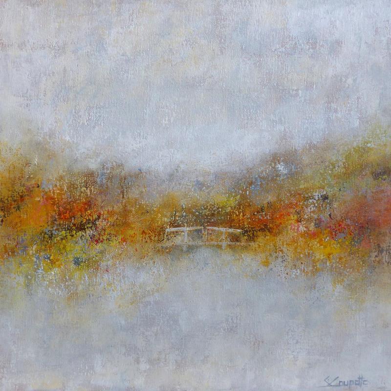 Gemälde Panoramic Bridge von Coupette Steffi | Gemälde Figurativ Acryl Urban