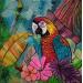 Gemälde Todo en color von Geiry | Gemälde Materialismus Natur Tiere Acryl Pigmente Marmorpulver