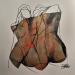 Painting Histoire de couple  3 by Chaperon Martine | Painting Figurative Nude Acrylic
