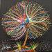Peinture Un arbre, Une Vie par Fonteyne David | Tableau Figuratif Minimaliste Acrylique