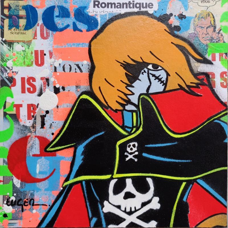Painting ROMANTIQUE by Euger Philippe | Painting Pop-art Acrylic, Gluing Pop icons