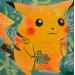 Painting PIKACHU OLD SCHOOL by Kedarone | Painting Pop-art Pop icons Graffiti Acrylic