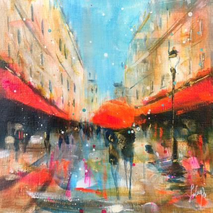 Peinture Mon Paris par Solveiga | Tableau  Acrylique