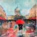 Painting Rive gauche by Solveiga | Painting Acrylic