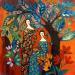 Painting Magic kingdom by Sundblad Silvina | Painting Figurative Acrylic Pastel