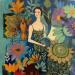 Gemälde Spring Queen von Sundblad Silvina | Gemälde Figurativ Acryl Pastell