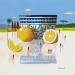 Gemälde citrons von Lionnet Pascal | Gemälde Surrealismus Landschaften Alltagsszenen Stillleben Acryl