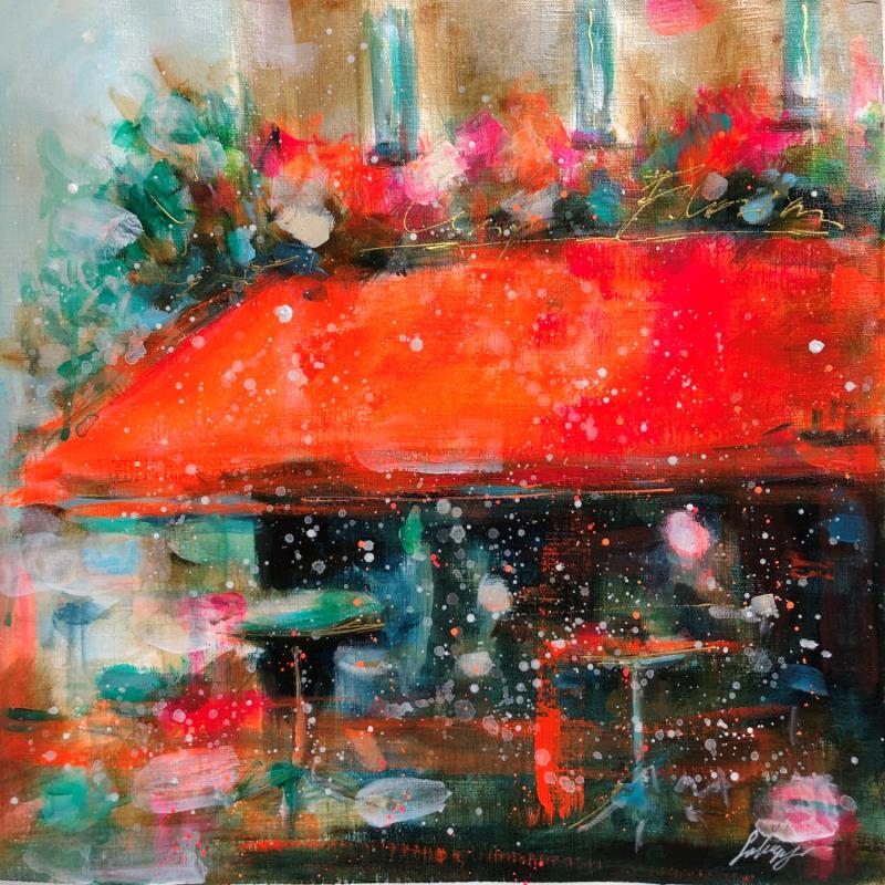 Painting Café Flandres  by Solveiga | Painting Acrylic