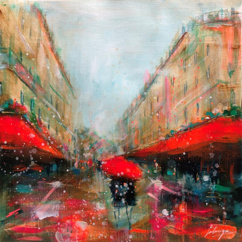 Peinture Mon Paris par Solveiga | Tableau Acrylique