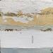 Painting ARRIVEDERCI by Roma Gaia | Painting Subject matter Minimalist Acrylic Sand