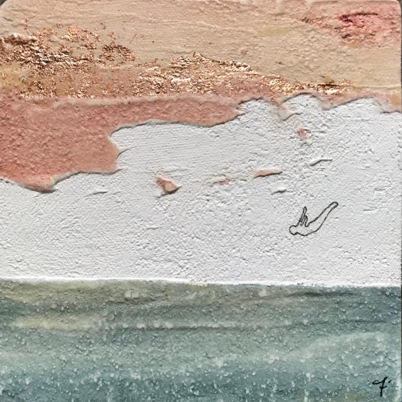 Painting OCEANIA by Roma Gaia | Painting Subject matter Minimalist Acrylic Sand
