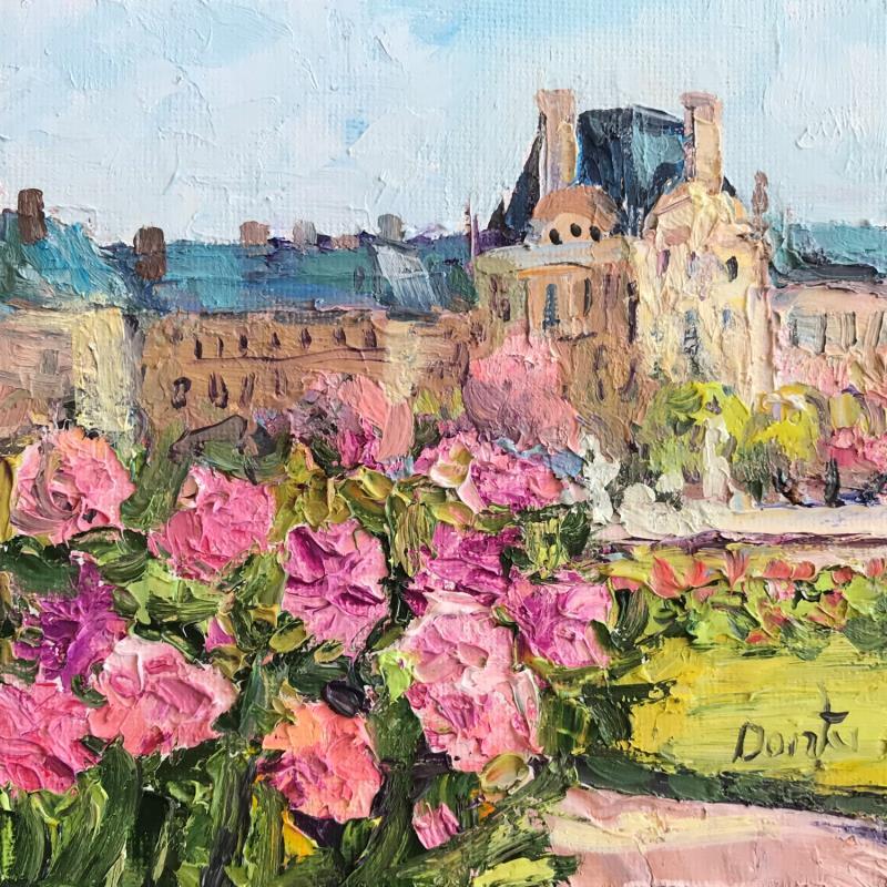 Painting Le jardin de Luxembourg  by Dontu Grigore | Painting Figurative Urban Oil