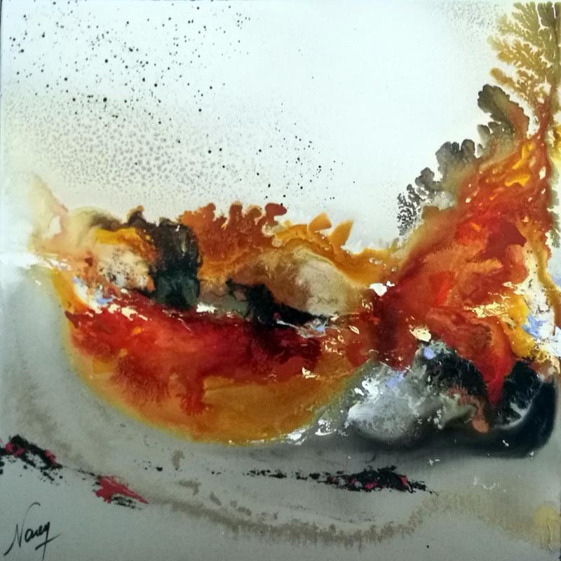 Painting C2780 by Naen | Painting Abstract Acrylic Ink