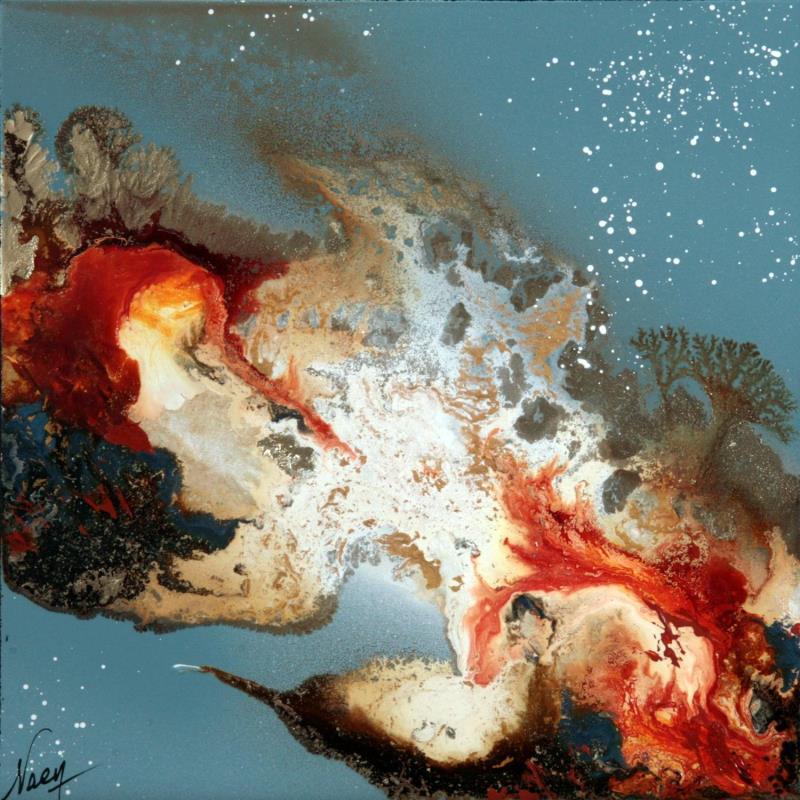 Painting C2754 by Naen | Painting Abstract Acrylic Ink