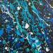 Gemälde Blue Wind von Luma | Gemälde Pop-Art Pop-Ikonen Graffiti Acryl