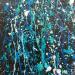 Gemälde Blue Mix von Luma | Gemälde Pop-Art Pop-Ikonen Graffiti Acryl