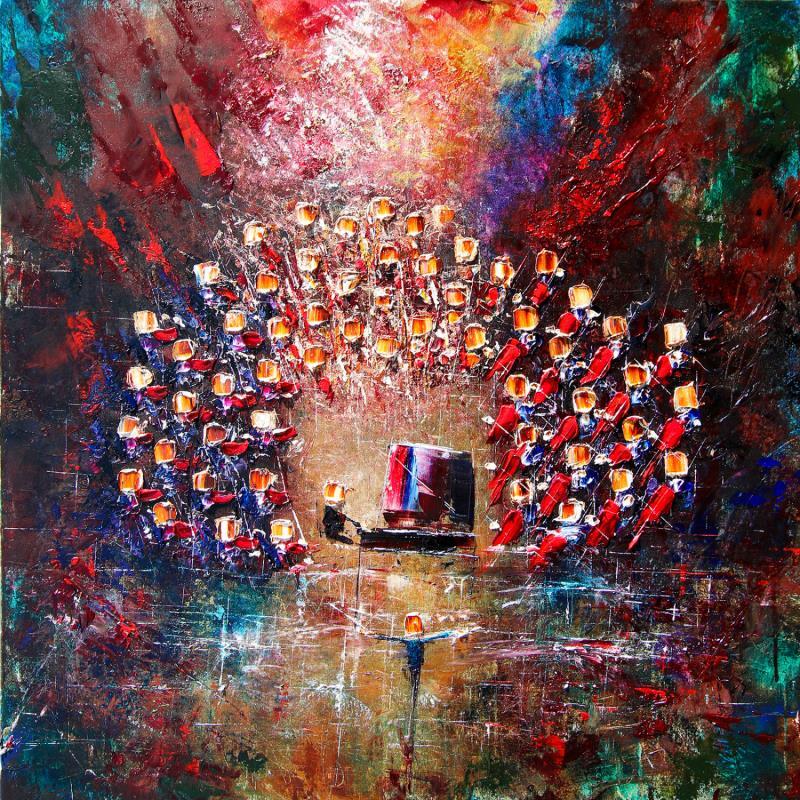 Painting Concert Leviathan by Reymond Pierre | Painting Figurative Music Oil