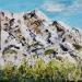 Painting La Sainte Victoire by Rey Ewa | Painting Figurative Landscapes Acrylic