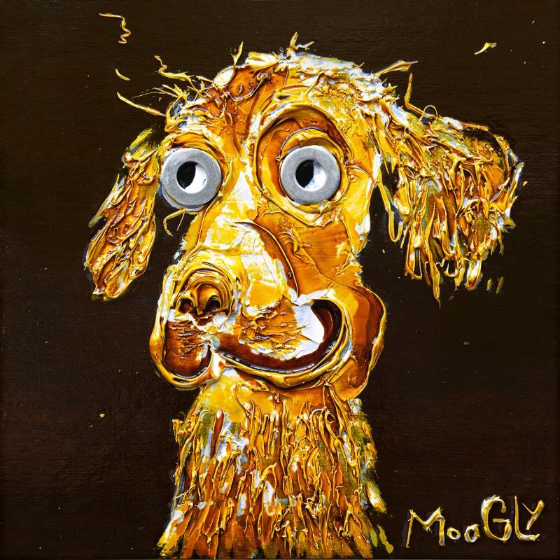 Painting Concentrus by Moogly | Painting Raw art Animals Cardboard Acrylic Resin Pigments
