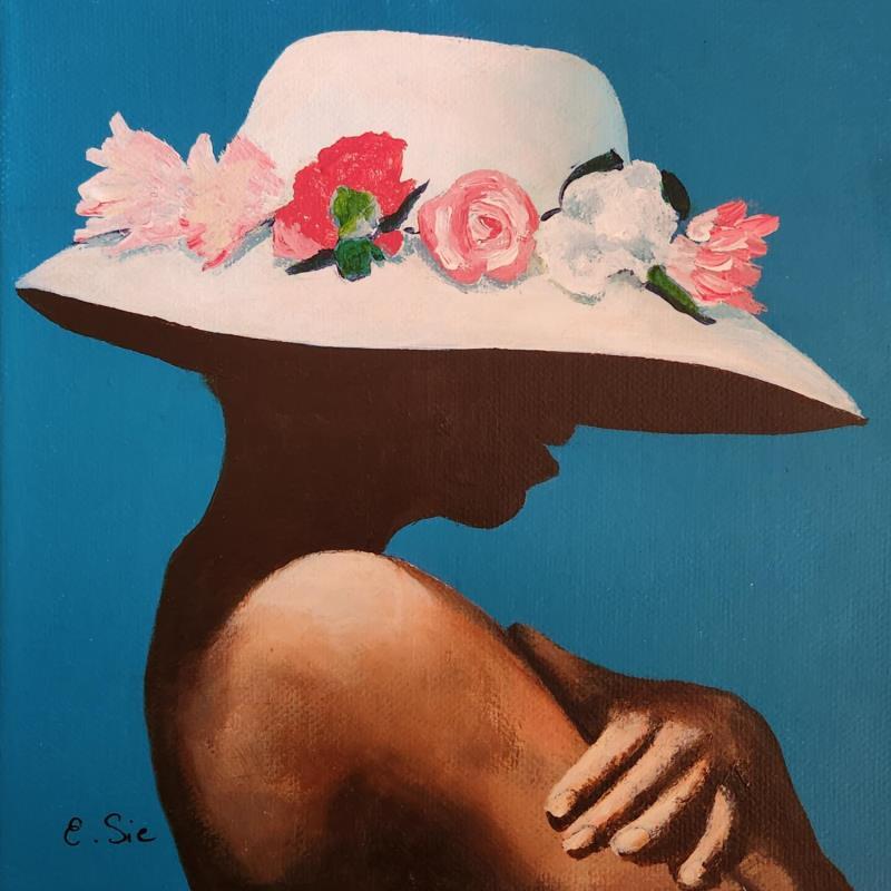 Painting Colette by Sie Evelyne | Painting Figurative Life style Acrylic