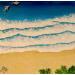 Peinture Atlantique tropicale par Geiry | Tableau Matiérisme