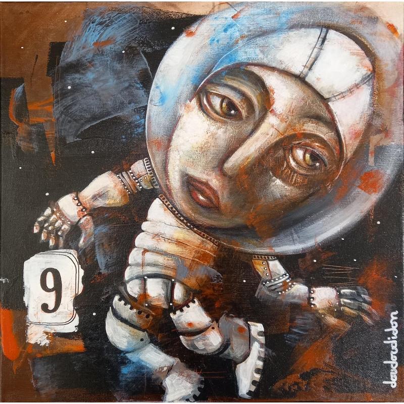 Painting Il y a du neuf dans l'espace by Doudoudidon | Painting Raw art Acrylic Life style, Society