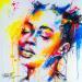 Painting Zephyr by Istraille | Painting Street art Portrait Acrylic