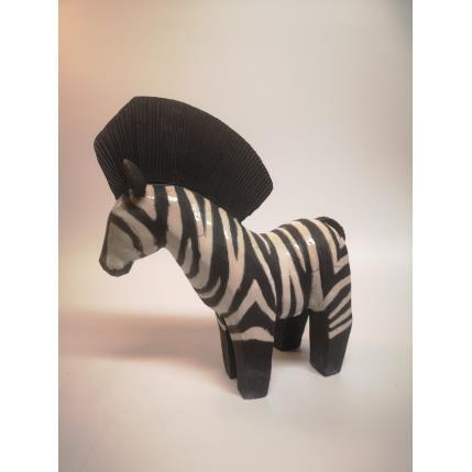 Sculpture Zebra by Roche Clarisse | Sculpture