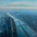 Gemälde Aerial Paris von Jung François | Gemälde Figurativ Landschaften Urban Öl