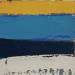 Peinture pas de vagues par L'huillier Françis | Tableau Abstrait Paysages Huile