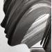 Peinture Time CLXVII par Nicol | Tableau Figuratif Portraits Minimaliste Noir & blanc Encre