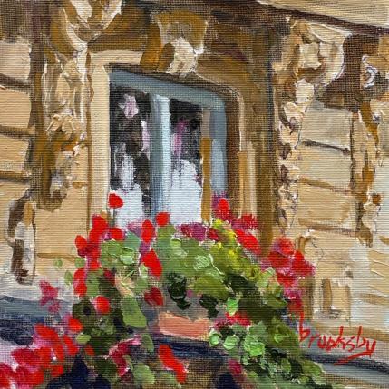Painting Chez Mon Amour by Brooksby | Painting Figurative Oil Architecture